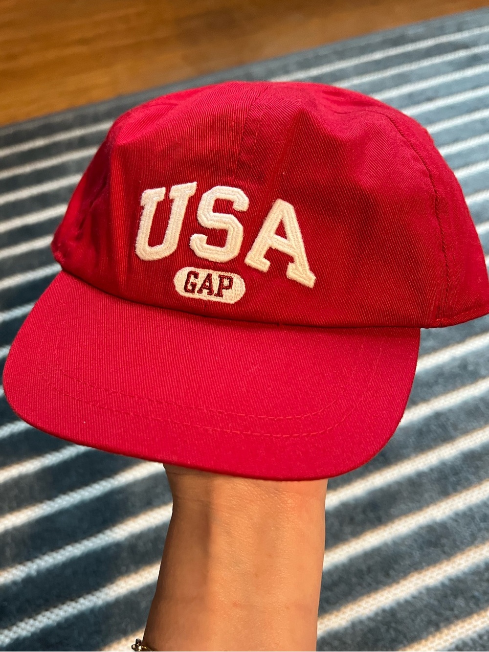 Vintage Gap Kids USA Red Baseball Cap